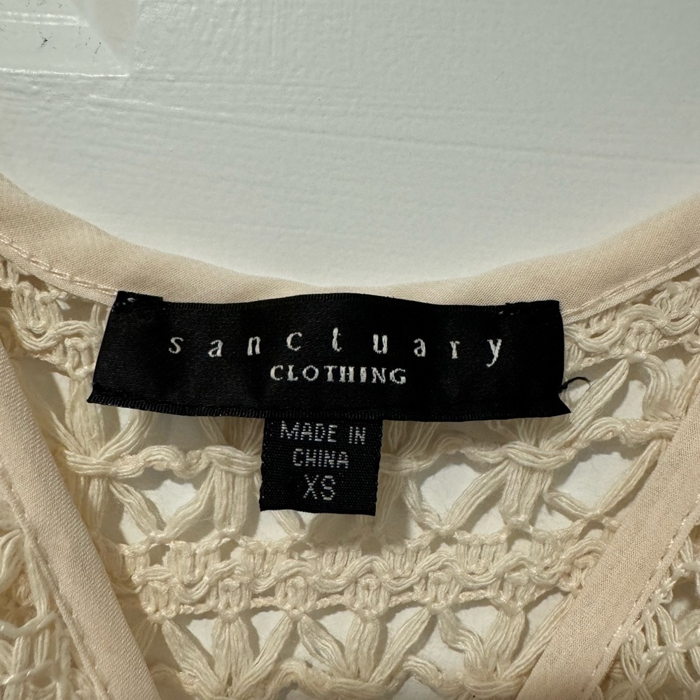 Sanctuary Crochet Tank Top - Picture 2 of 2